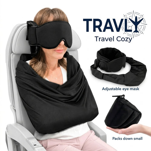 Travly First Class Travel Sleep Set (3-in-1)
